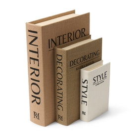 RM decoratieve boeken, set van 3