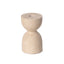 Travertine kaarshouder Ø8x14cm