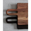 Snijplank AZOIA 50x19,5x1,5 cm donker bruin mat hout