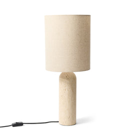 Mira travertine tafellamp