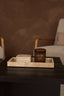 Travertine dienblad rechthoek 15x30cm