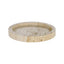 Travertine tray rond