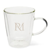 Dubbelwandig glas RM Monogram M (210ML)