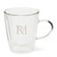 Dubbelwandig glas RM Monogram M (210ML)