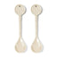 Lepels Portofino flax, 2 stuks