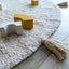 Mallen rond kinderkleed met stippen 110 cm